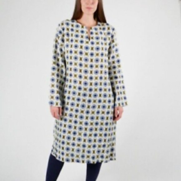 bryn Walker Tops - Bryn Walker Linen Risa‎ Tunic Women S EUC $222 Slit Long Sleeve Lagenlook Dress